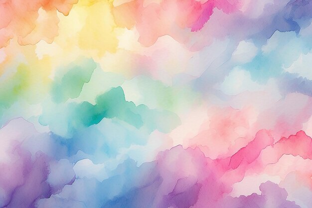 Regenbogen-Pastell-Ombre-Digitalpapier-Wasser