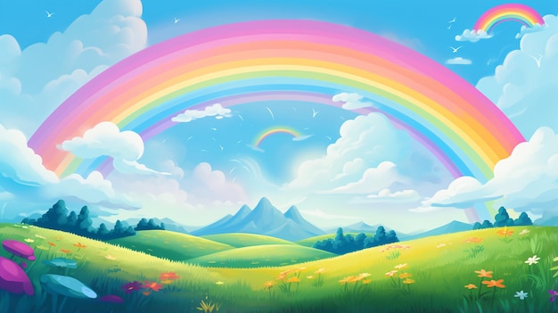 Regenbogenillustration