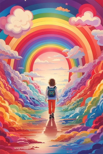 Regenbogenillustration