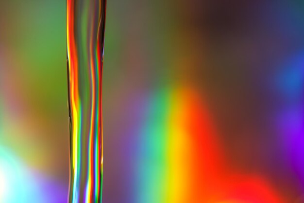 Foto regenbogenwasserfluss