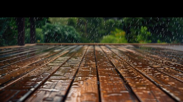 Foto regendeck im hinterhof