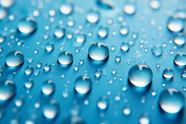 Regendrop-Ballettblau-Hintergrund beherbergt den zarten Tanz des Regens