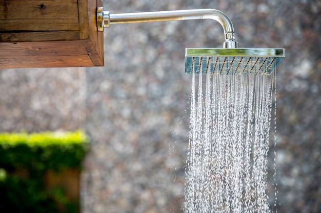 Regendusche im Freien