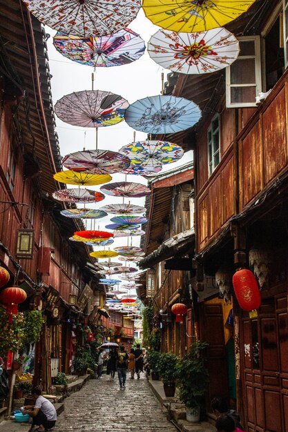 Regenschirm in Lijiang