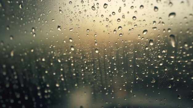 Regentropfen auf dem Glas Regentropfe auf dem Fenster Regentag