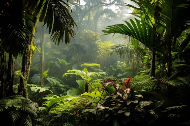 Regenwald Rhapsody Dschungel Grünen Hintergrund Hintergrund