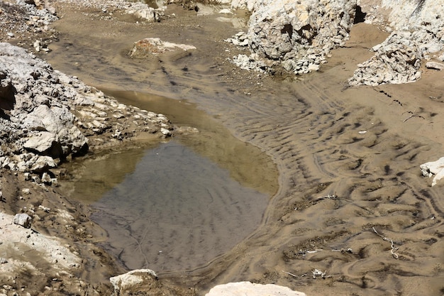 Regenwasserpfütze Stilles Wasser