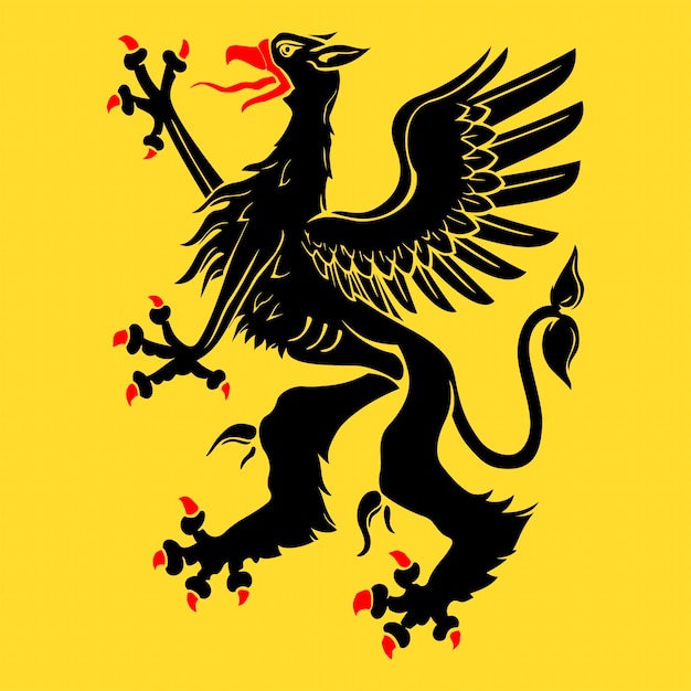 Región de Sodermanlands La bandera nacional de la República de Suecia y el símbolo de la prefectura