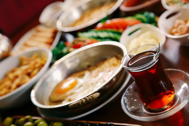 Reichhaltiges und leckeres türkisches Frühstück
