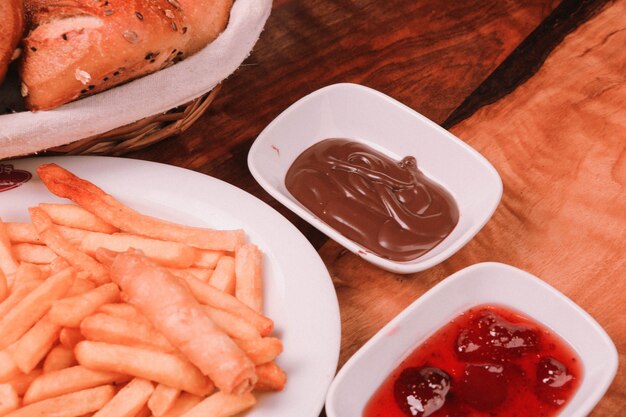 Foto reichhaltiges und leckeres türkisches frühstück