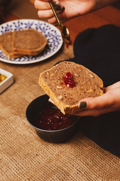 Foto reichhaltiges und leckeres türkisches frühstück