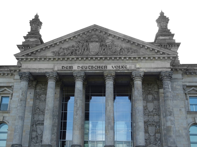 Foto reichstagsparlament in berlin