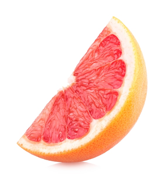 Foto reife grapefruitscheibe