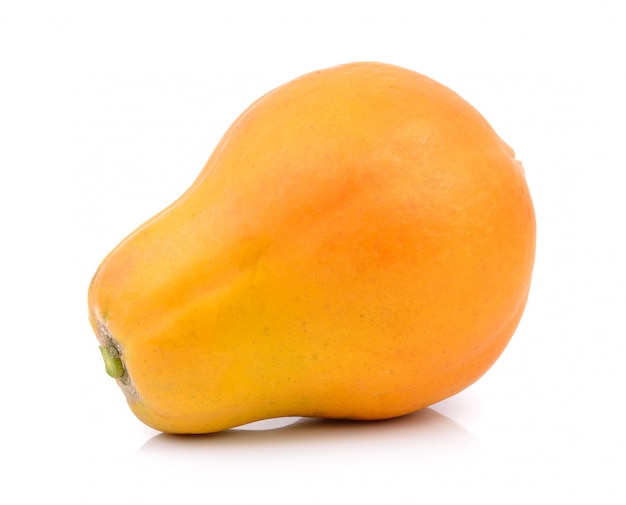 Reife Papaya isoliert