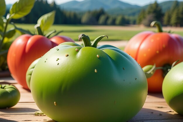 Reife rote Tomaten sind Leute, die gerne leckeres Gemüse, Obst, organisches, grünes, sicheres Landwirtschaftsprodukt essen.