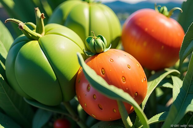 Reife rote Tomaten sind Leute, die gerne leckeres Gemüse, Obst, organisches, grünes, sicheres Landwirtschaftsprodukt essen.