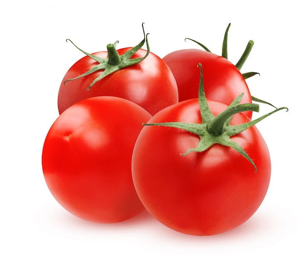 Reife Tomaten isoliert