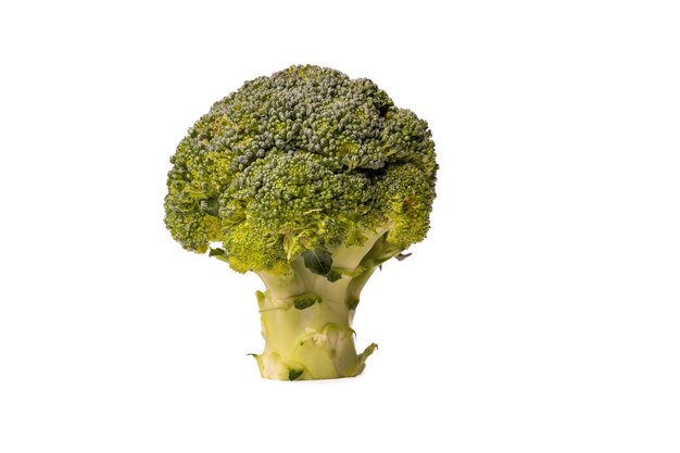 Foto reine nährstofffreude brokkolis in einer gesunden weißen umgebung