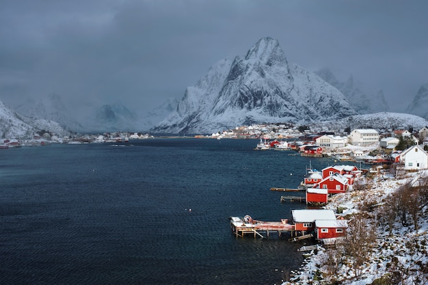 Reine pueblo pesquero, Noruega