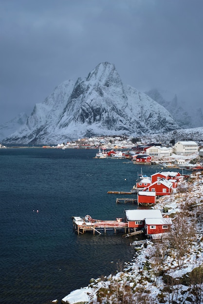 Reine pueblo pesquero, Noruega