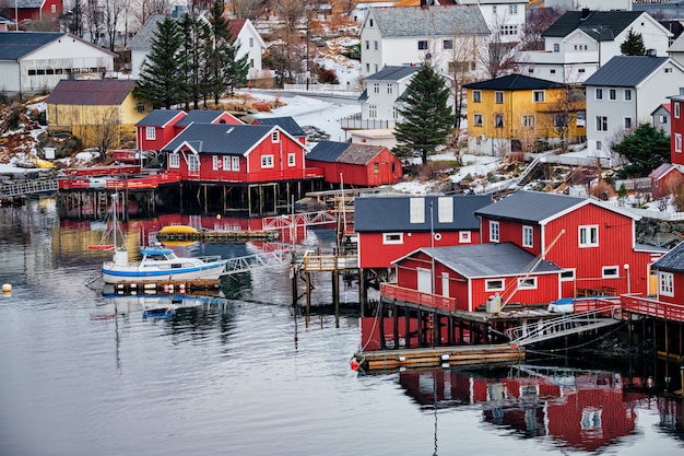 Reine pueblo pesquero, Noruega