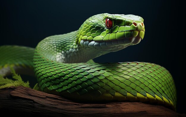 El reino de la serpiente loro verde