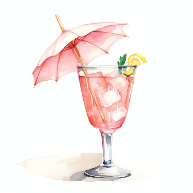 Foto reise-cocktail-aquarell-illustration reise-clipart