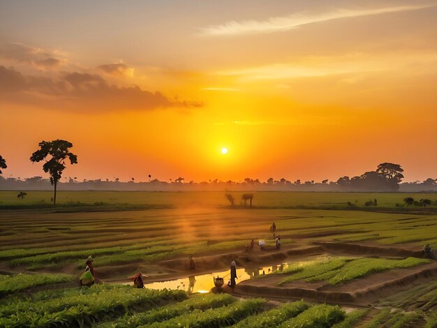 Foto reise sonnenuntergang feld hintergrund strand