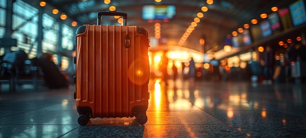 Reisegepäck am Flughafen vor der Abreise Reise Urlaub Tourismus Flüge Konzept