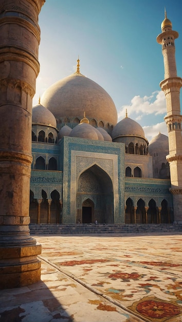 Reisen Sie in der Zeit zurück in das magische alte Arabien mit majestätischer Palastarchitektur