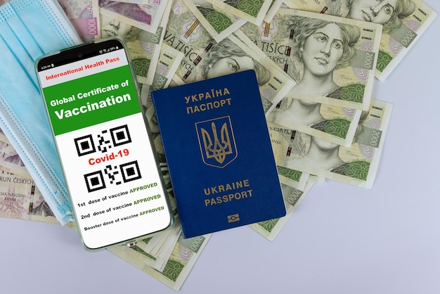 Reisen Sie mit einem digitalen Covid-Gesundheitspass für Smartphones und einem Ukraine-Pass in die Tschechische Republik