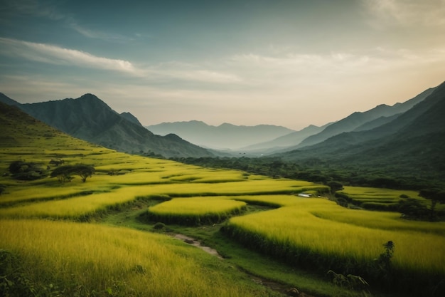 Reisfelder in Cao Bang