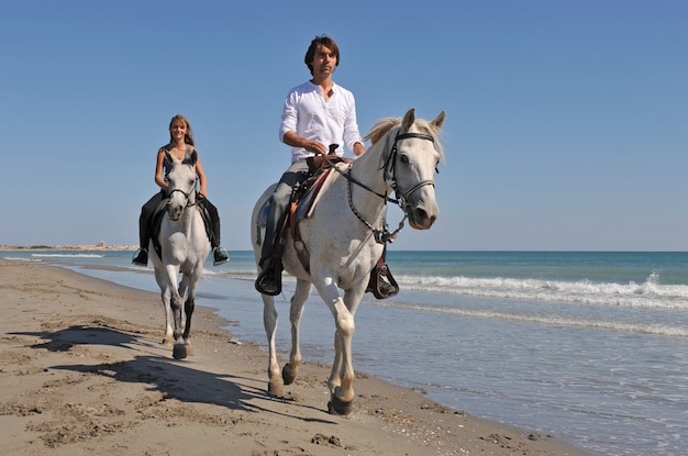 Reiten am Strand