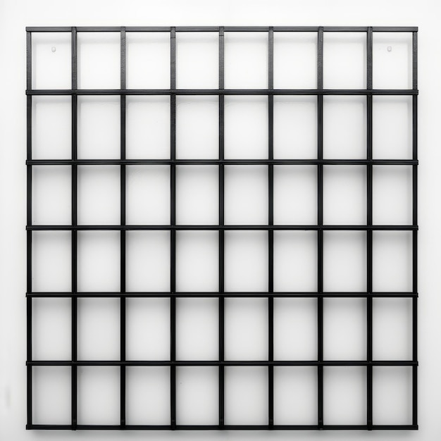 Rejilla de vidrio minimalista Una composición equilibrada de luz y sombras