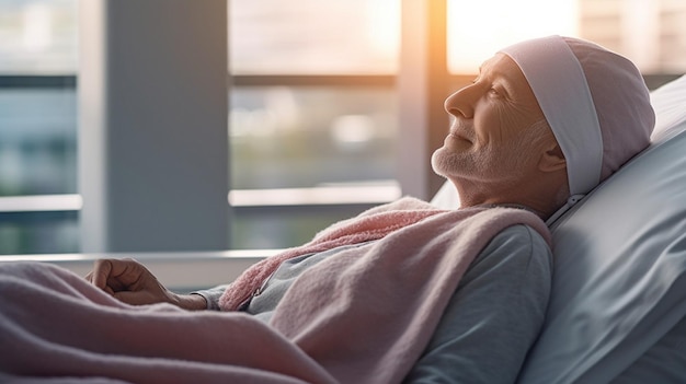 Relajación del paciente con cáncer de IA generativa