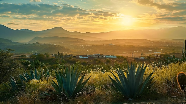 Relajándome viendo el amanecer