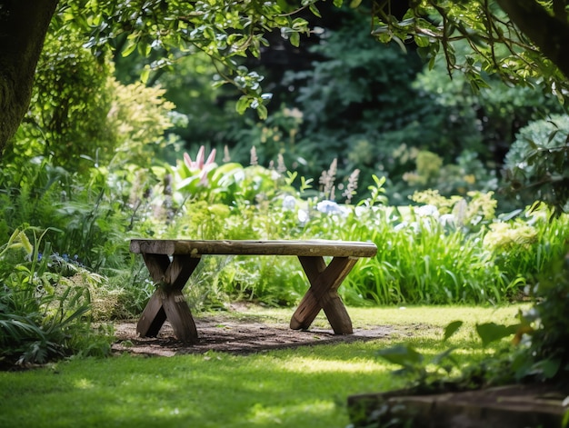 Relajarse en un oasis de jardín