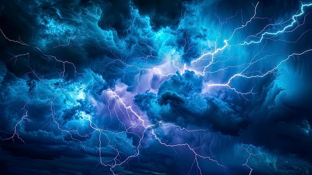 relámpagos en la noche tormentoso relámpago en la oscuridad relámpages de fondo tormenta en la oscuridade