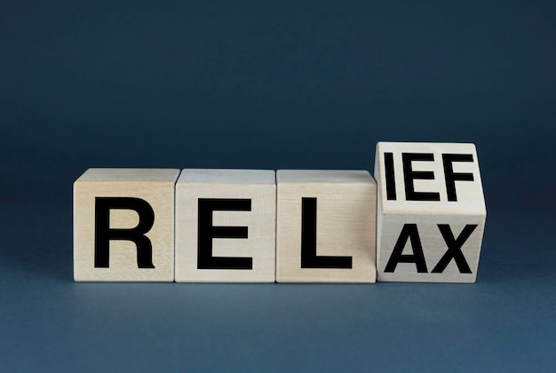 Relax Relief Los cubos forman palabras Relax Relief