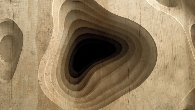 Relieve textura abstracta hecha de piedra de madera u otro material ilustración 3d