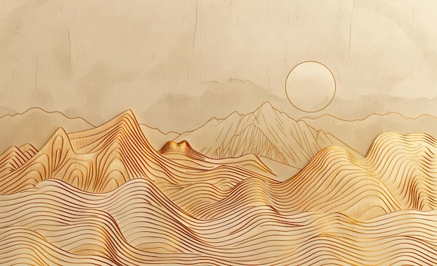 Relieve de topografía de papel blanco fondo cortado en papel abstracto decoración de corte de papel realista texturizada con capas onduladas arte tallado ilustración generada por IA