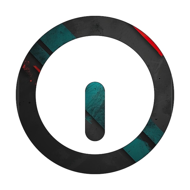 Foto relógio seis e meia ícone diagonal preto verde vermelho