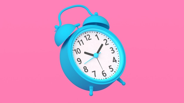 reloj despertador realista 3d render