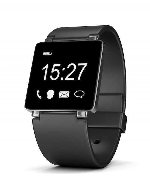 Reloj digital Smartwatch en blanco