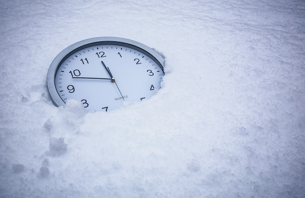 Reloj de emergencia en la nieve por el cambio climático