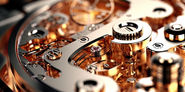 Un reloj con el número 6 en él