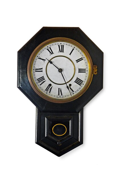 Reloj de pared aislado