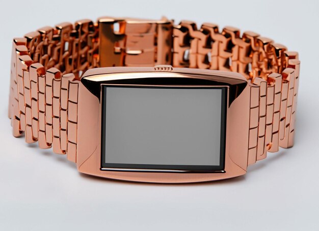 Foto reloj de pulsera en tono oro rosa west rosa