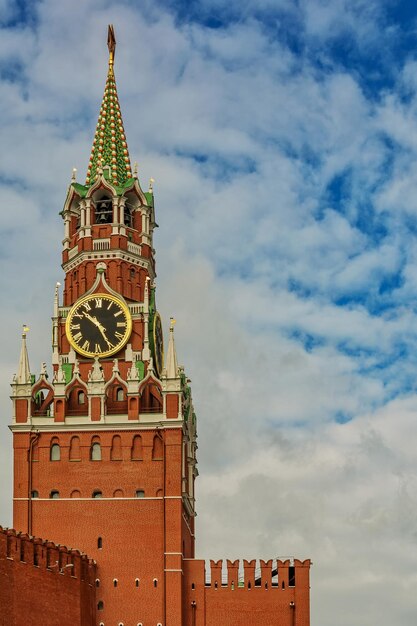 Reloj en la Torre Spassky del Kremlin