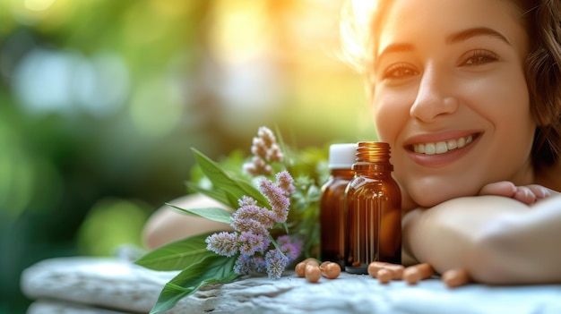 Remedios naturales terapia a base de hierbas medicamentos drogas tintura infusión homeopatía para la salud holística